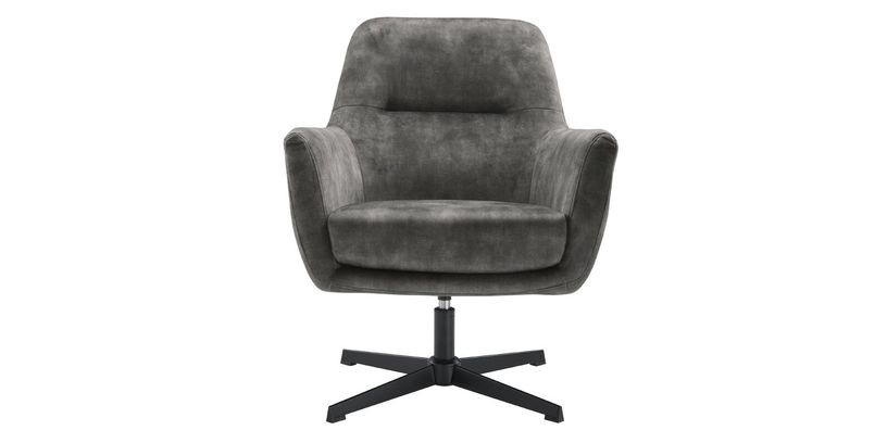 Draaifauteuil Tarkio Antraciet