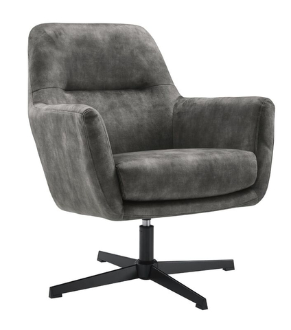 Draaifauteuil Tarkio Antraciet