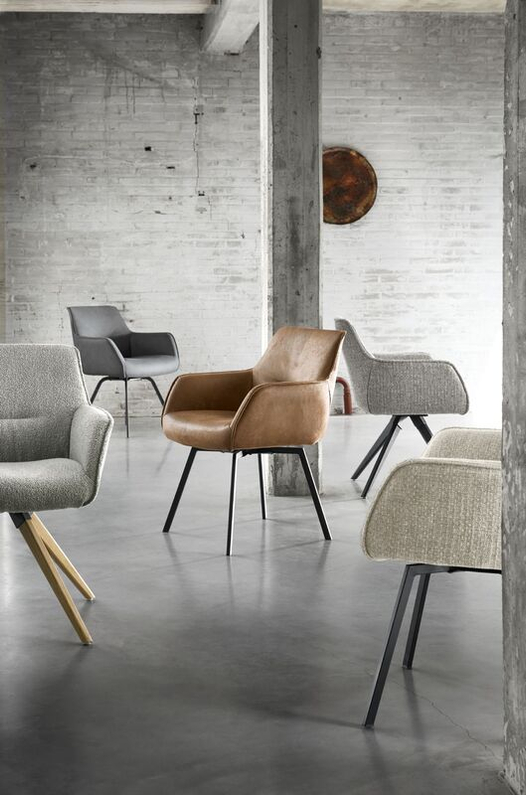 Armstoel Turelli Antraciet