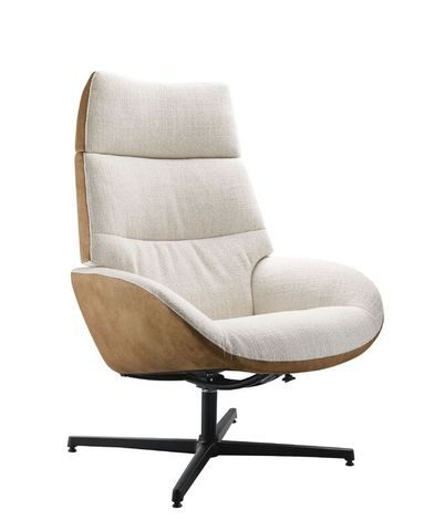 INHOUSE Draaifauteuil Erola Camel