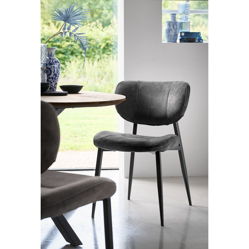 Stoel Gomba Goldy Antraciet