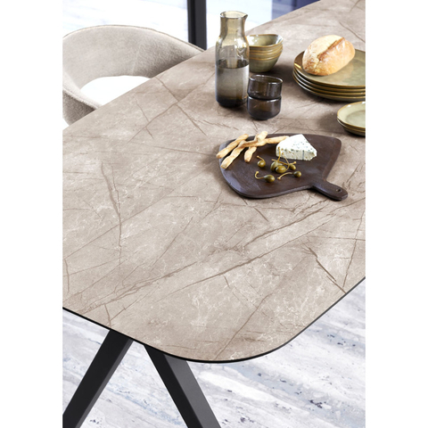 INHOUSE Eettafel Canarias Brons