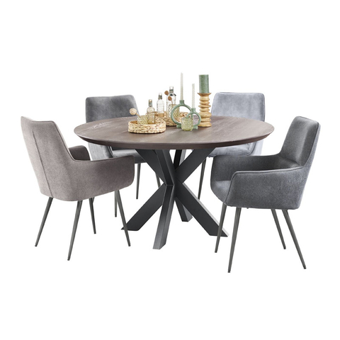 Eettafel Tavolo Rond Grafiet