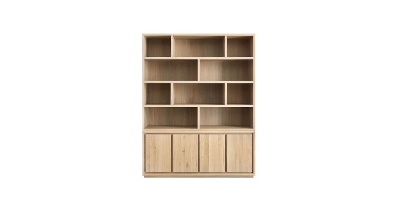 Boekenkast Lavio Natural Grey