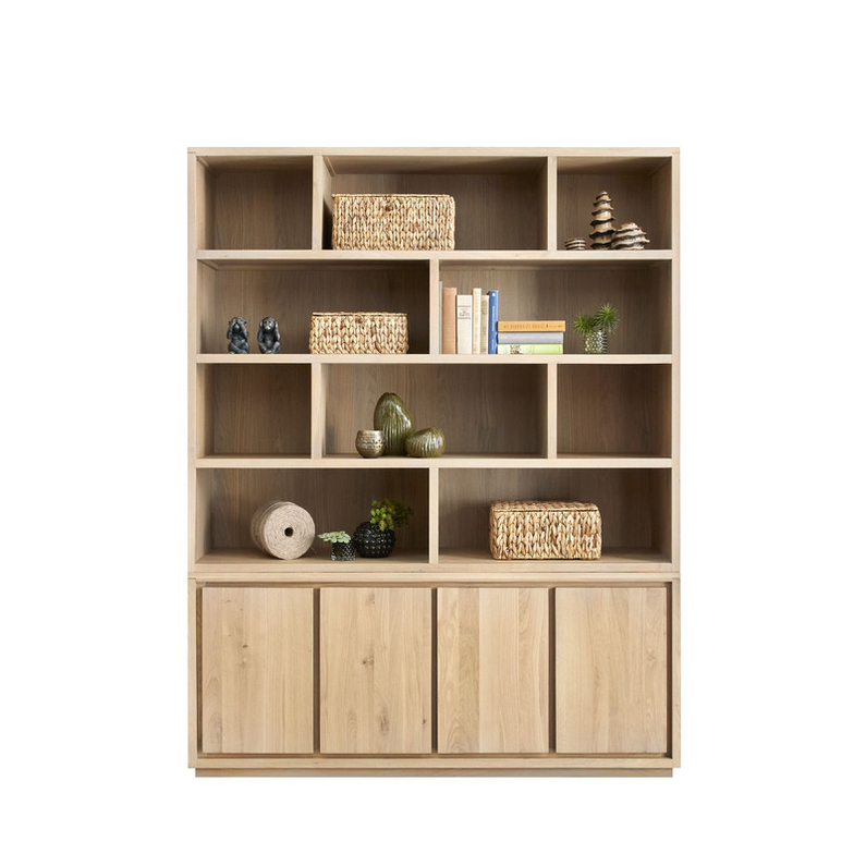 Boekenkast Lavio Natural Grey