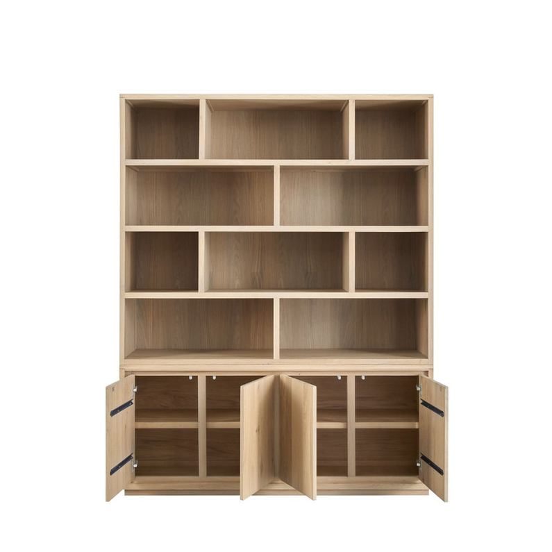 Boekenkast Lavio Natural Grey