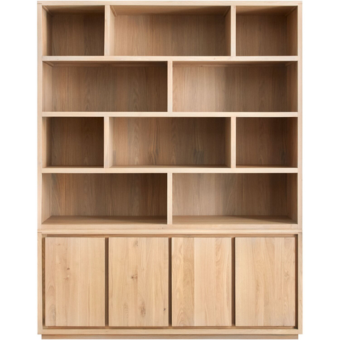Boekenkast Lavio Natural Grey