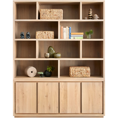 Boekenkast Lavio Natural Grey