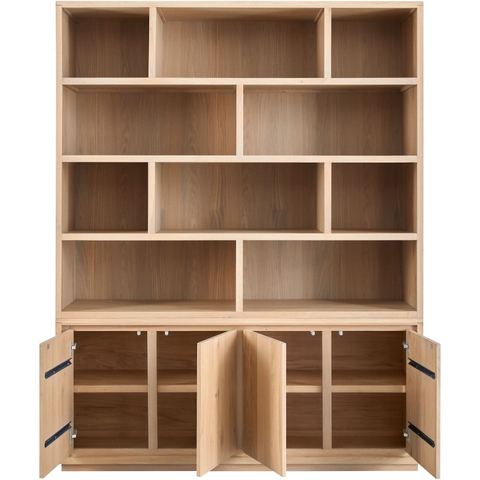 Boekenkast Lavio Natural Grey