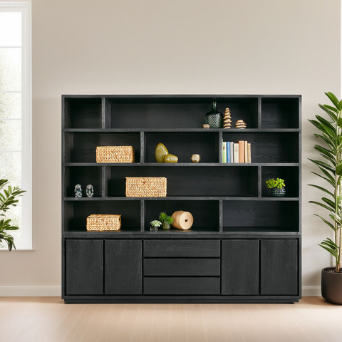 Boekenkast Lavio Black