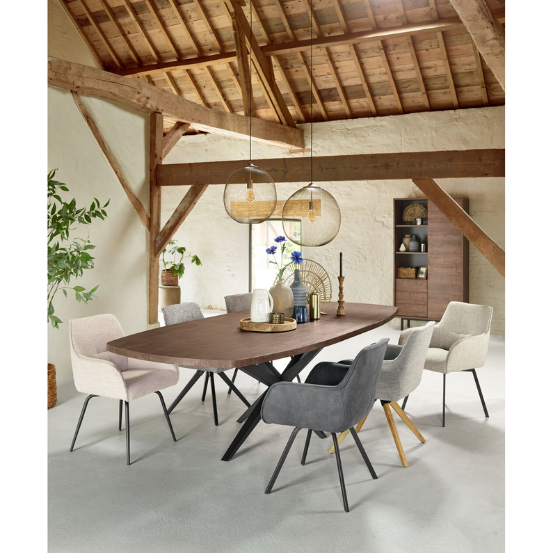 Armstoel Turelli Darkgrey