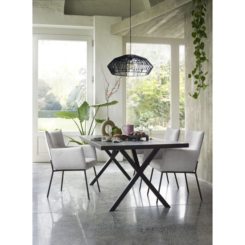 INHOUSE Eettafel Taranto Zwart