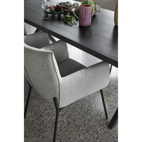 INHOUSE Eettafel Taranto Zwart