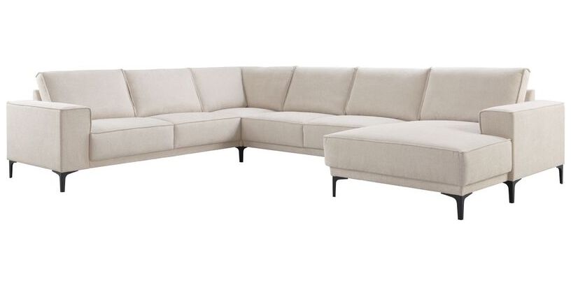 Hoekbank Calira Natural Rechts