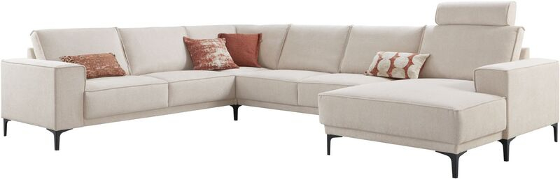 Hoekbank Calira Natural Rechts