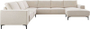 Hoekbank Calira Natural Rechts
