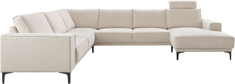 Hoekbank Calira Natural Rechts