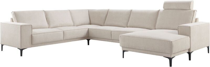 Hoekbank Calira Natural Rechts