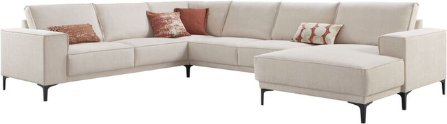 Hoekbank Calira Natural Rechts