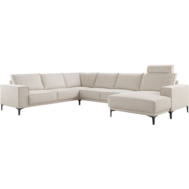 Hoekbank Calira Natural Rechts