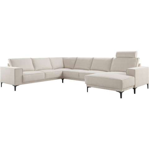 Hoekbank Calira Natural Rechts