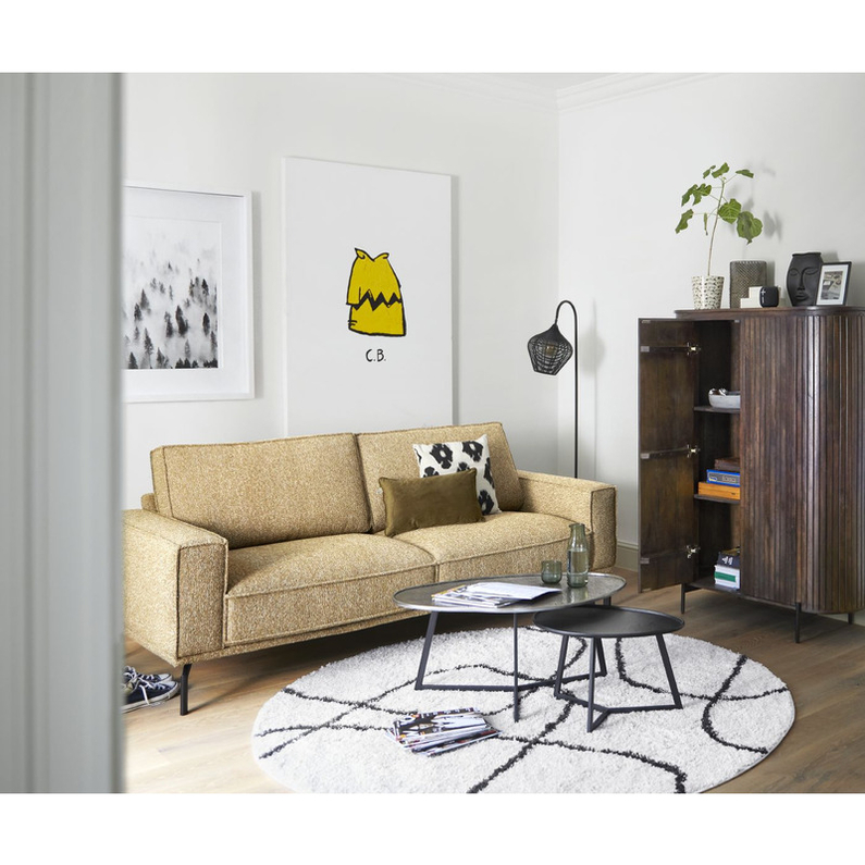 Bank Alburg 3-Zits Mustard