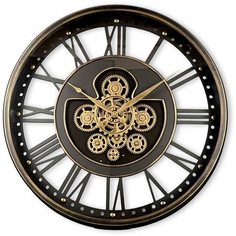 Klok Nimar 44 Ø60 Black/Brass