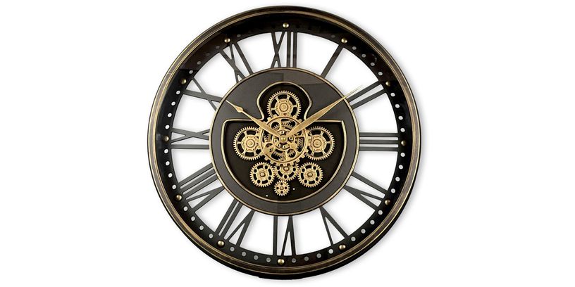 Klok Nimar 44 Ø60 Black/Brass