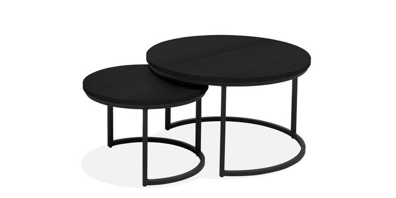 Salontafel Locarnio Set/2 Noir