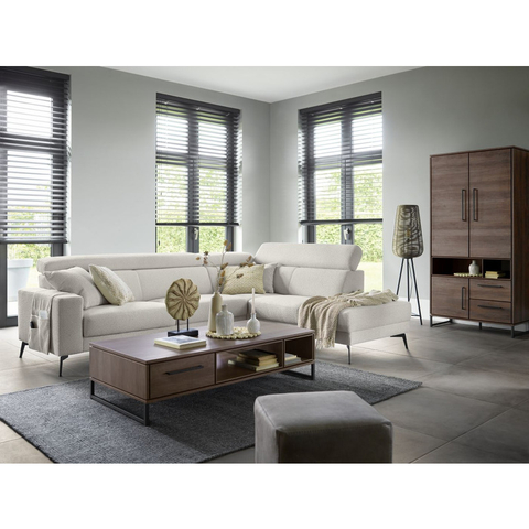 Hoekbank Tusari Silver Cream