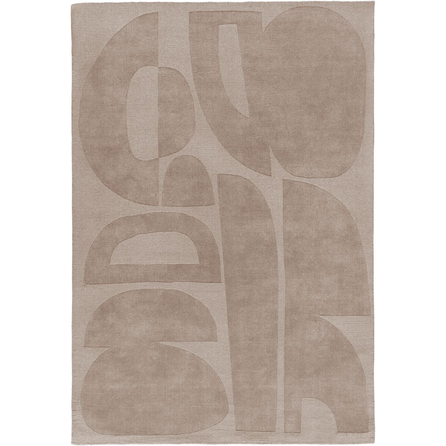 Vloerkleed Brusly Lichtgrijs