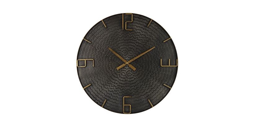 Wandklok Sorengo L Zwart