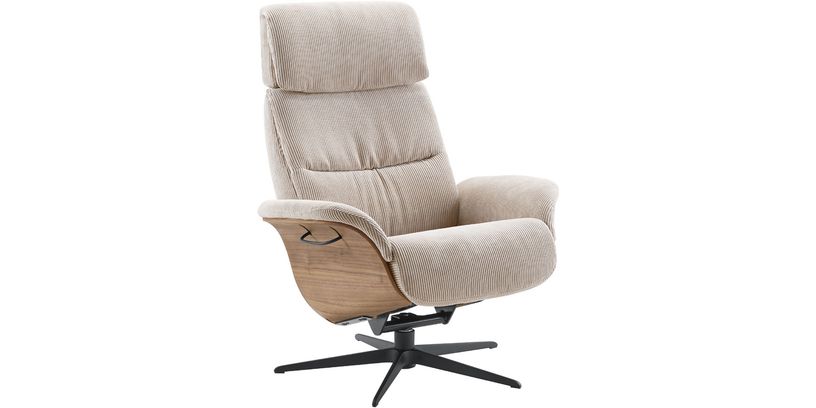 INHOUSE Draaifauteuil Hintas Shitake M