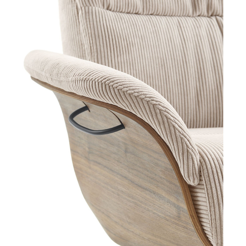 INHOUSE Draaifauteuil Hintas Shitake M