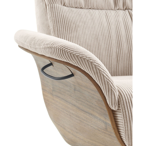 INHOUSE Draaifauteuil Hintas Shitake M