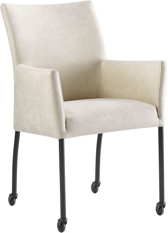 Armstoel Sessione Microleder Natural