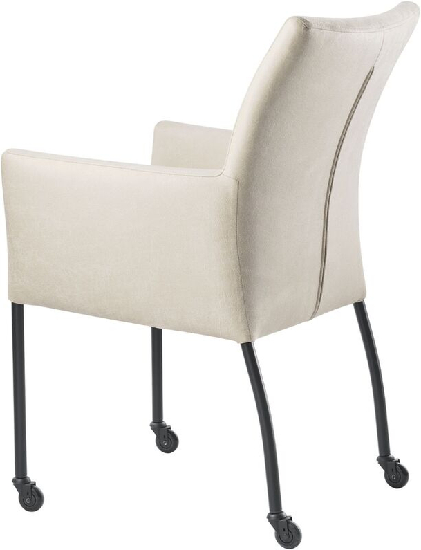 Armstoel Sessione Microleder Natural