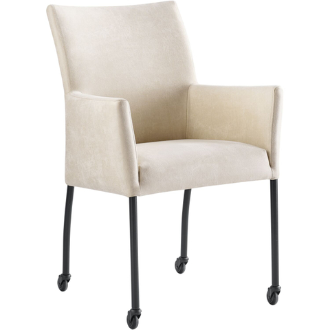 Armstoel Sessione Microleder Natural