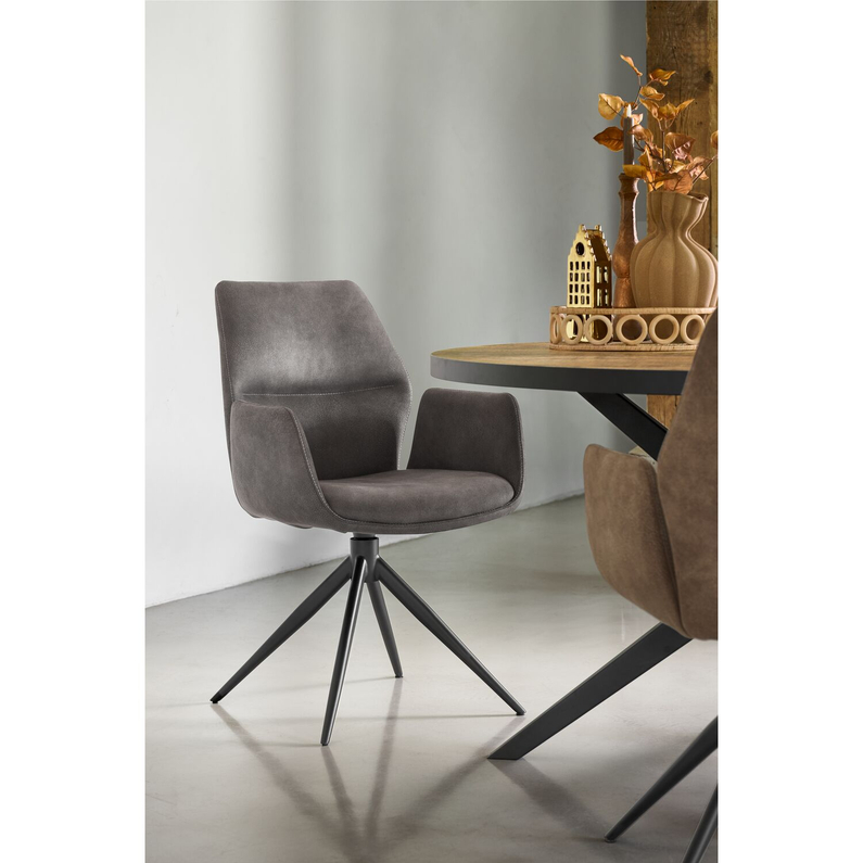 Armstoel Faido Antraciet