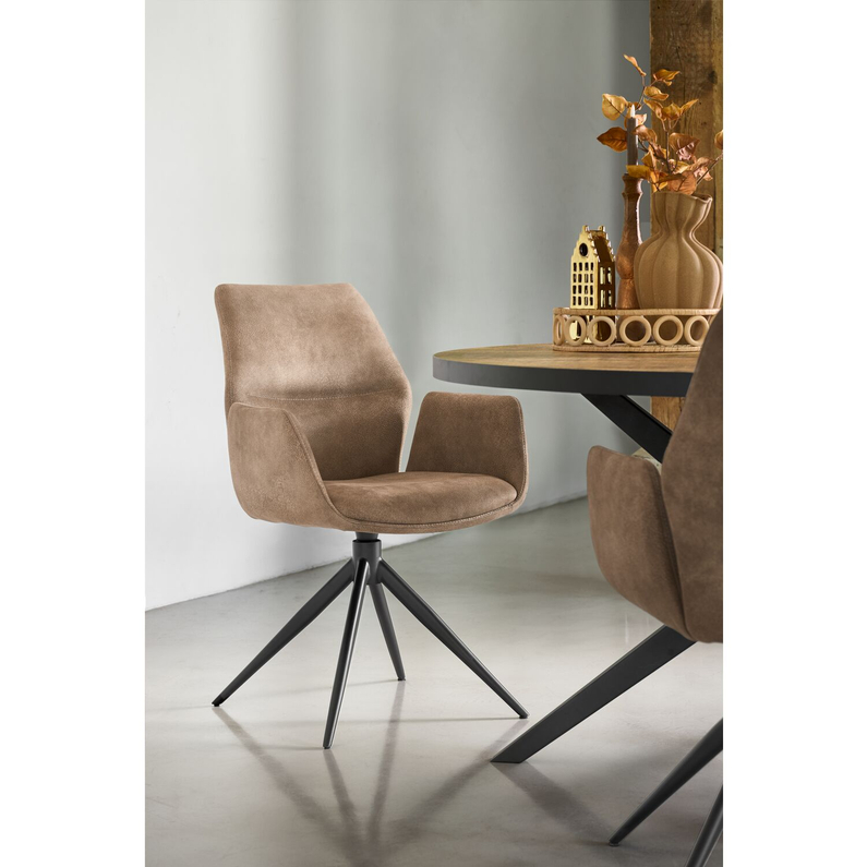 Armstoel Faido Taupe