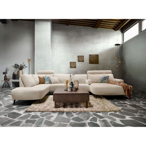 Hoekbank Davanti Beige