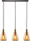 Hanglamp Felinio 3-Lichts Amber