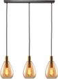 Hanglamp Felinio 3-Lichts Amber