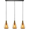 Hanglamp Felinio 3-Lichts Amber