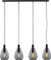Hanglamp Felinio 4-Lichts Smoke