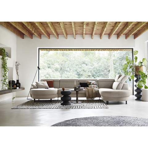 INHOUSE Hoekbank Rigas Beige/Groen