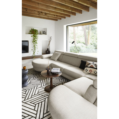 INHOUSE Hoekbank Rigas Beige/Groen