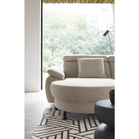 INHOUSE Hoekbank Rigas Beige/Groen