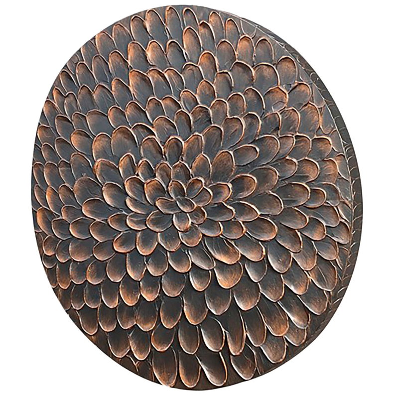 Wandpaneel Pictura Chique Bruin Ø60 Bloem