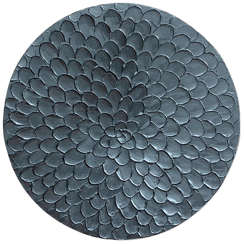 Wandpaneel Pictura Zwart/Zilver Ø100